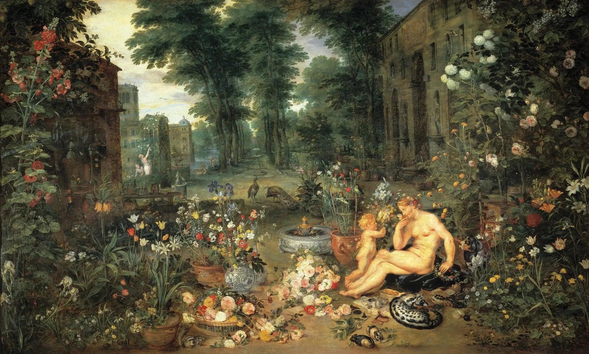 L'Odorat - Peter Paul Rubens image 1 reproduction de peinture à l’huile