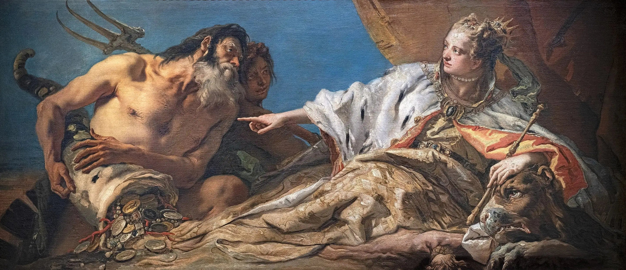 L’Offrande faite par Neptune à Venise - Giovanni Battista Tiepolo image 1 reproduction de peinture à l’huile