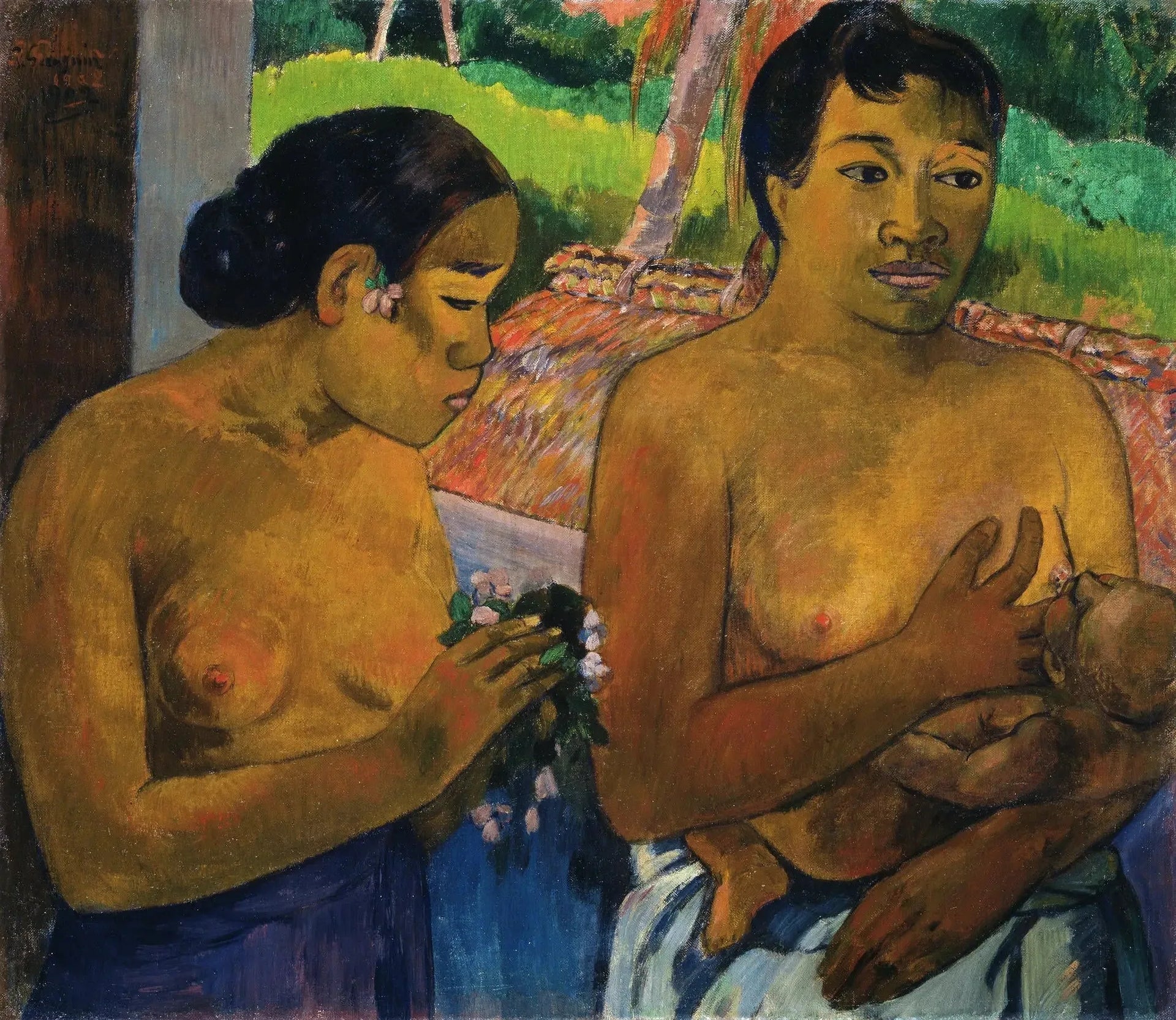 L'Offrande - Paul Gauguin image 1 tableau peint à l’huile sur toile