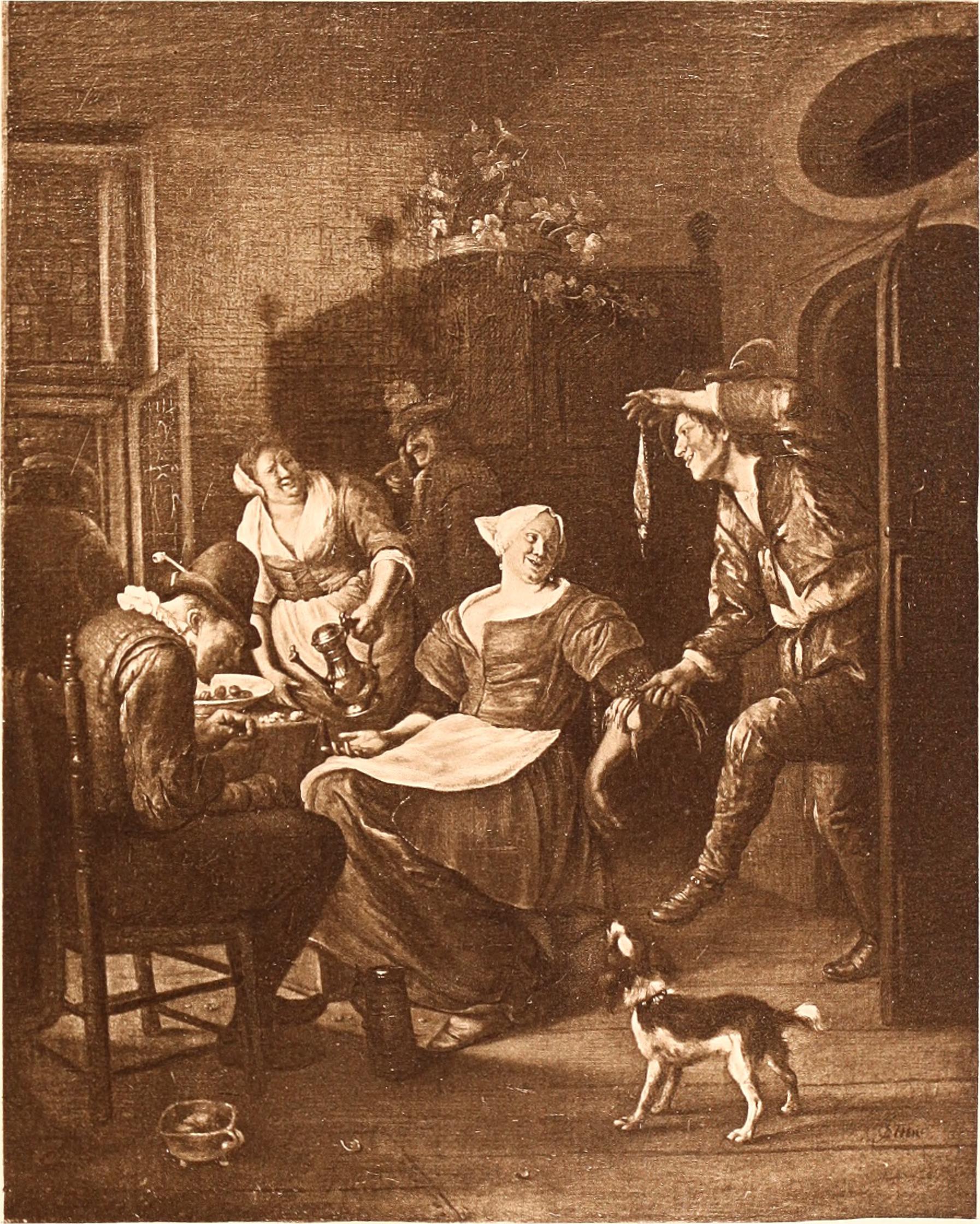 L'offre galante - Jan Steen image 1 reproduction d’œuvre d’art à l’huile