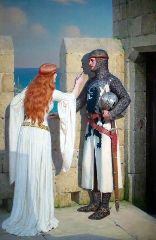 L'Ombre - Edmund Blair Leighton image 1 copie de tableau peinte à la main