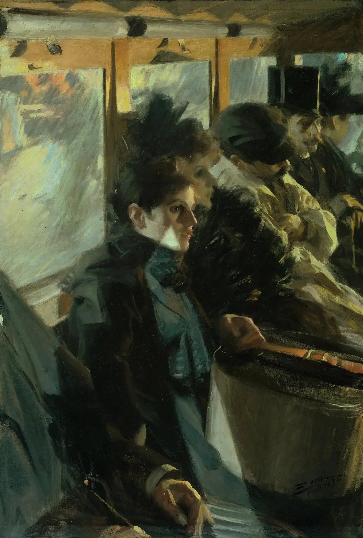 L'Omnibus - Anders Zorn image 1 reproduction artisanale de tableau