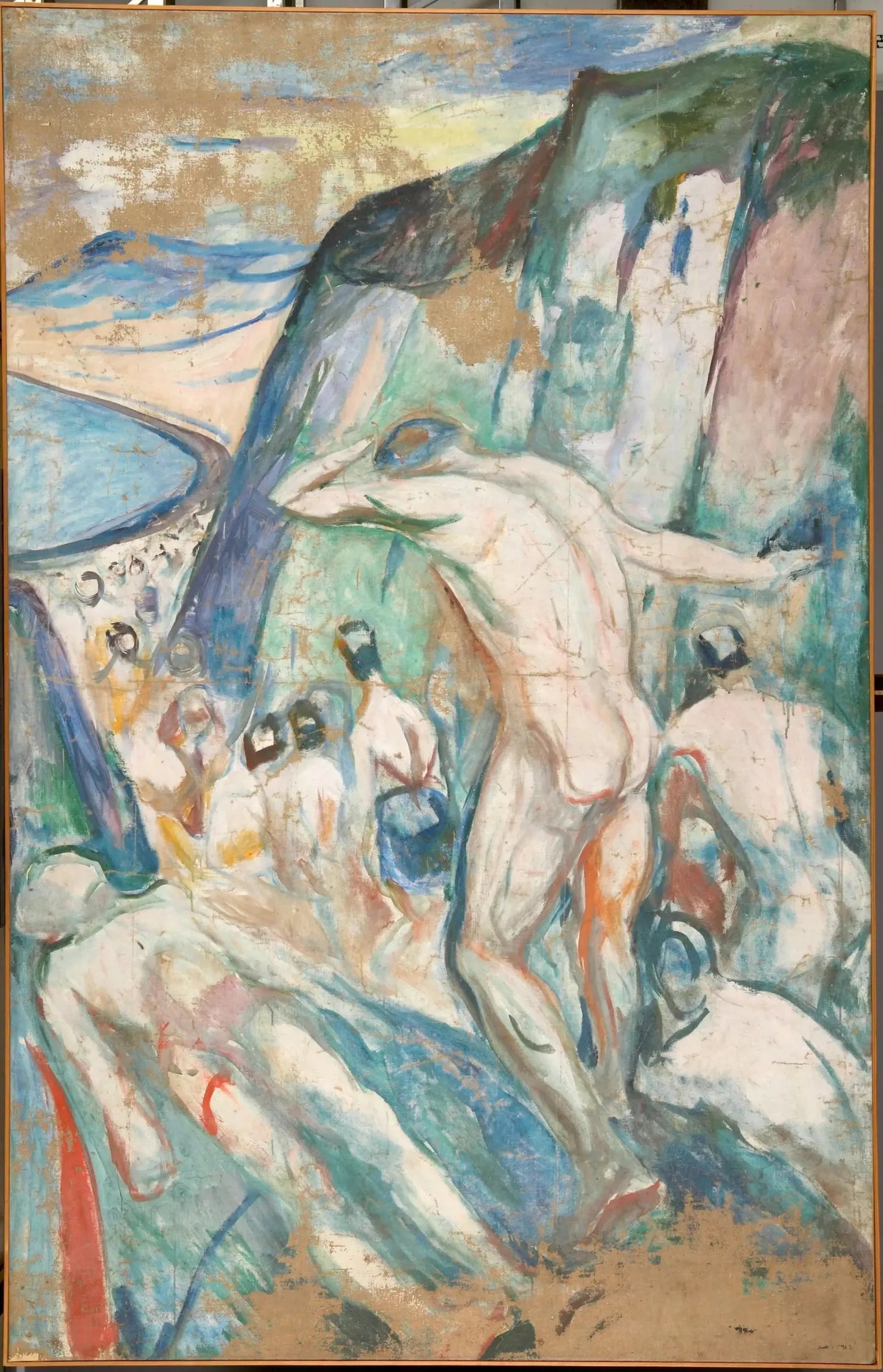 L'Orage : partie droite - Edvard Munch image 1 tableau peint à l’huile sur toile