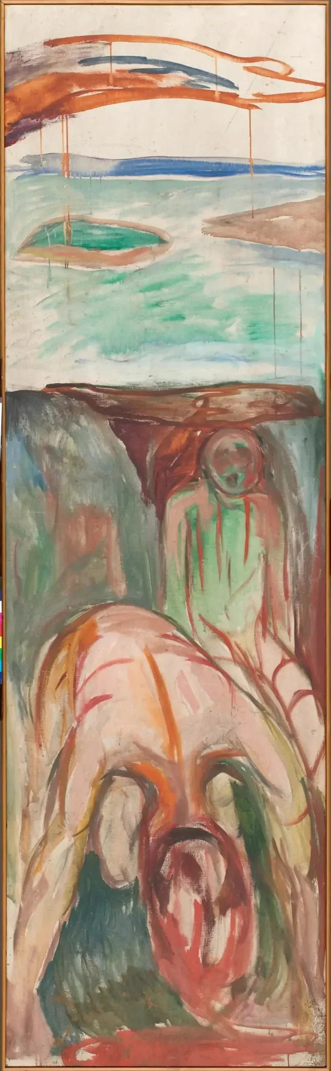 L'Orage : partie médiane droite - Edvard Munch