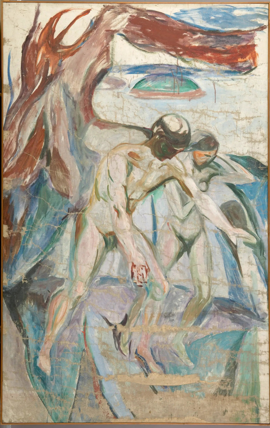 L'Orage : partie médiane gauche - Edvard Munch
