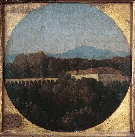 L’Orangerie de la villa Borghèse - Jean-Auguste-Dominique Ingres - Alpha Reproduction