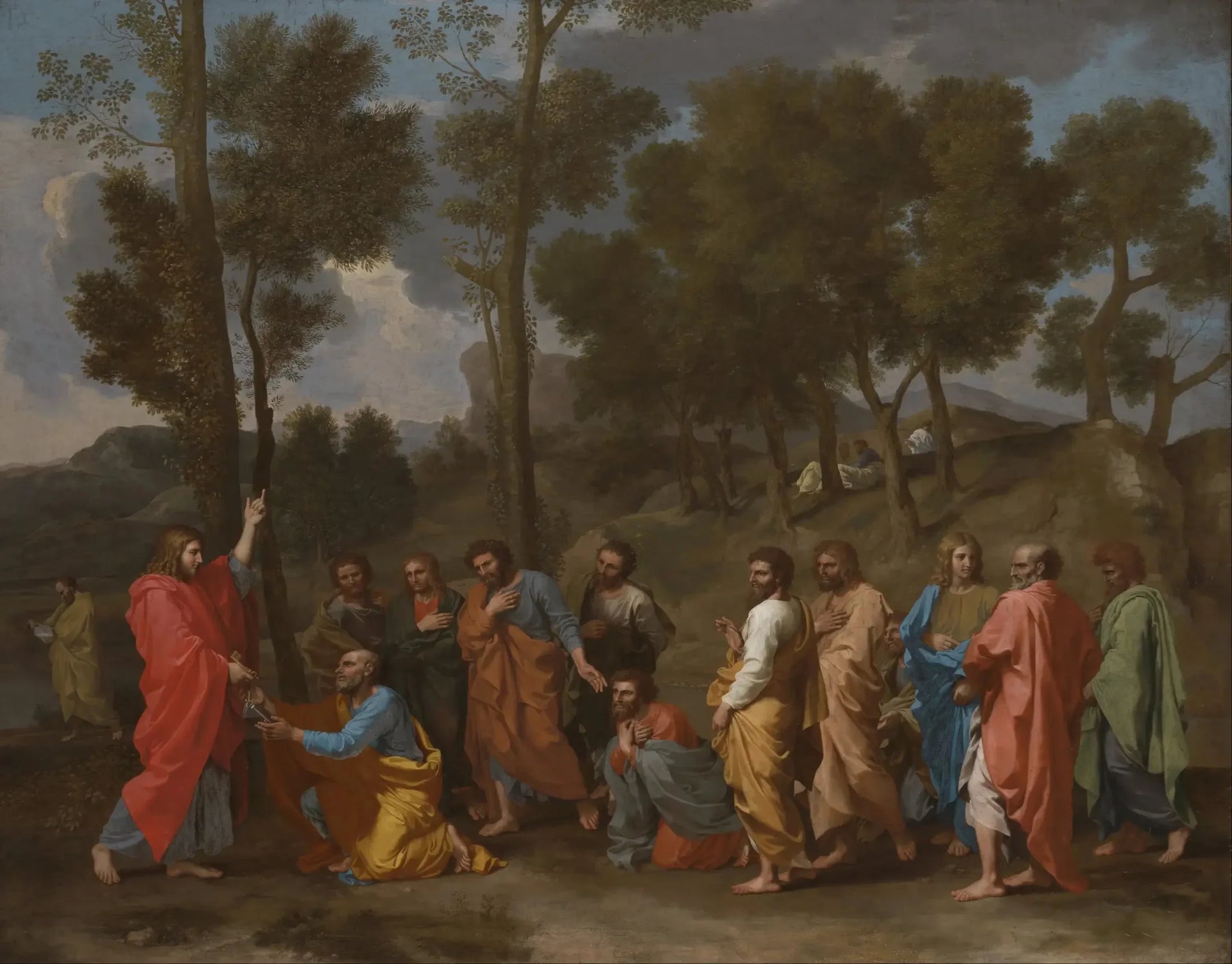 L'Ordre - Nicolas Poussin image 1 copie peinte à la main à l’huile
