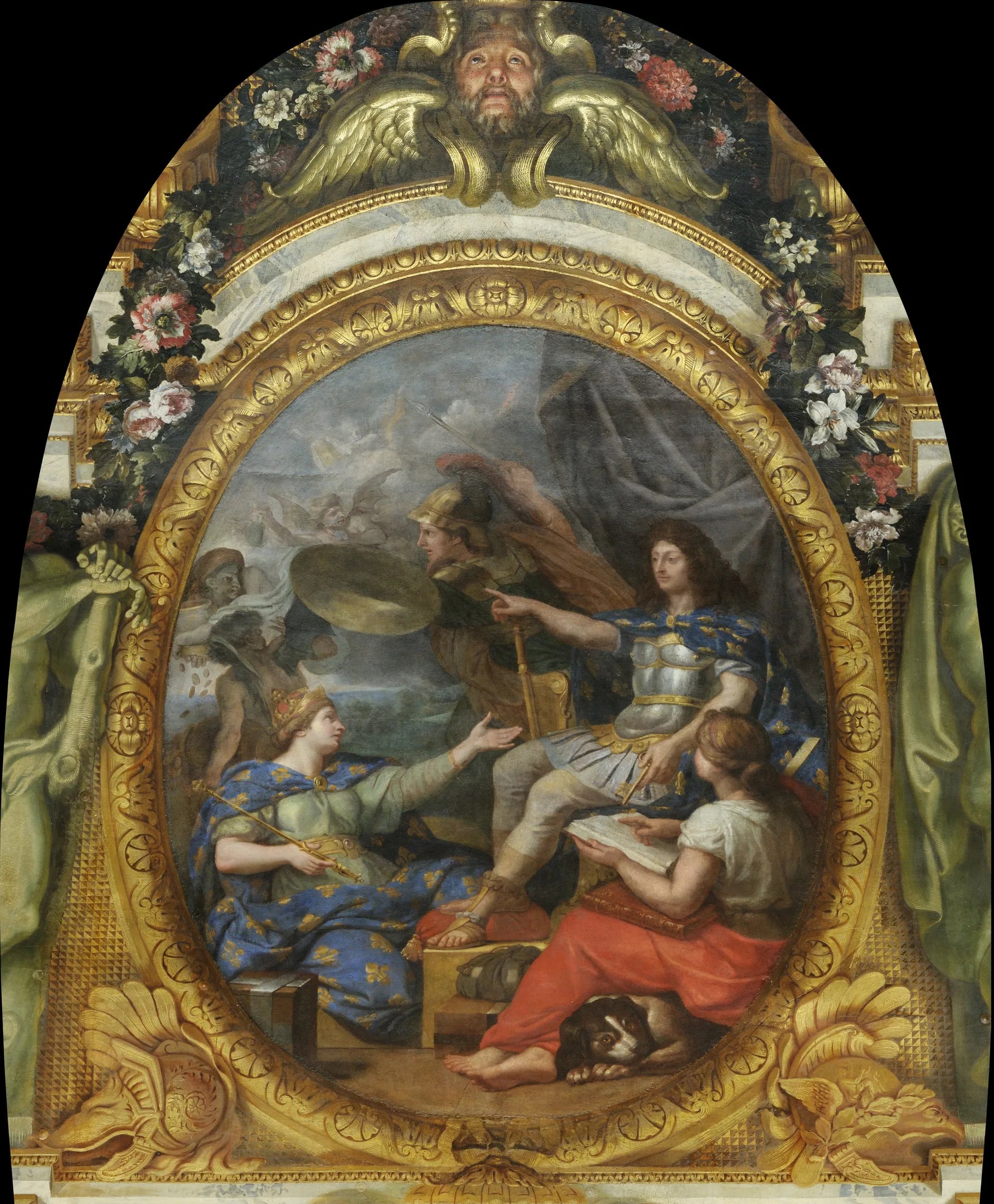 L'Ordre rétabli dans les finances - Charles Le Brun image 1 reproduction de peinture à l’huile