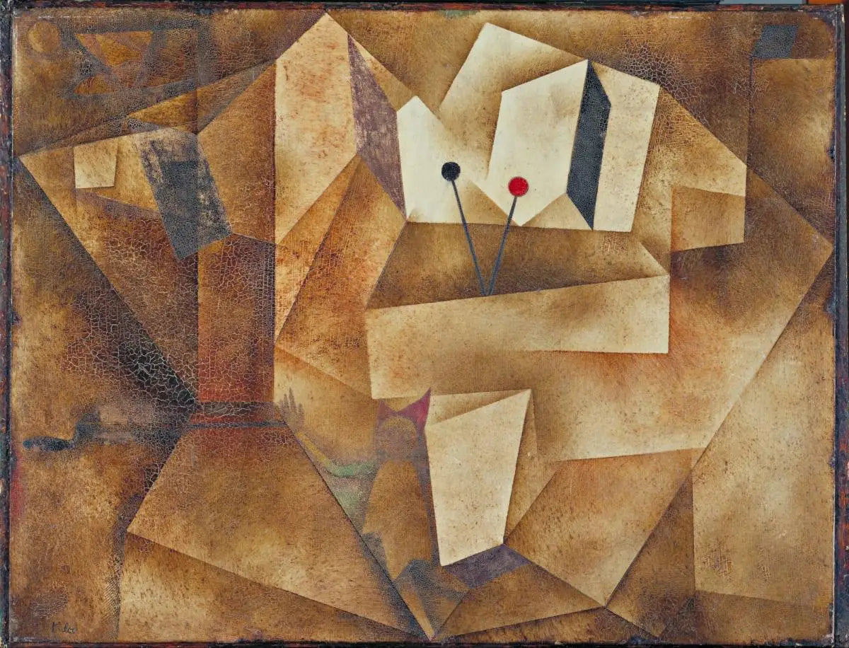 L'orgue à timbale (Die Pauken-Orgel) - Paul Klee image 1 reproduction artisanale de tableau