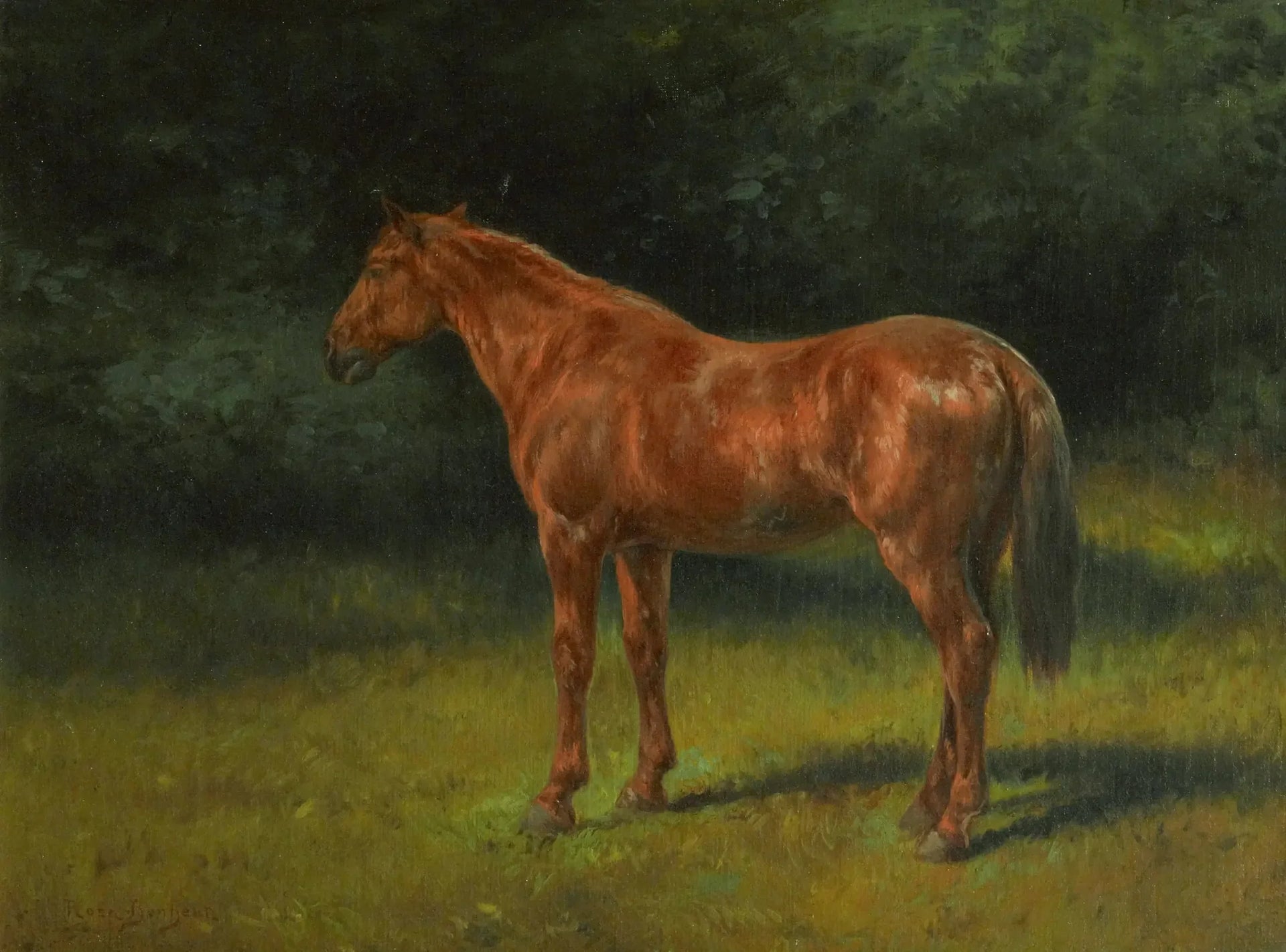 L'oseille rouge - Rosa Bonheur image 1 reproduction de peinture à l’huile