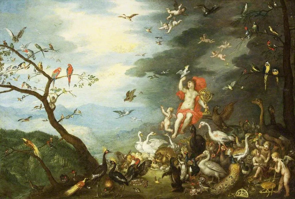 L'un des quatre éléments : l'air - Jan Brueghel le Jeune image 1 copie de tableau peinte à la main