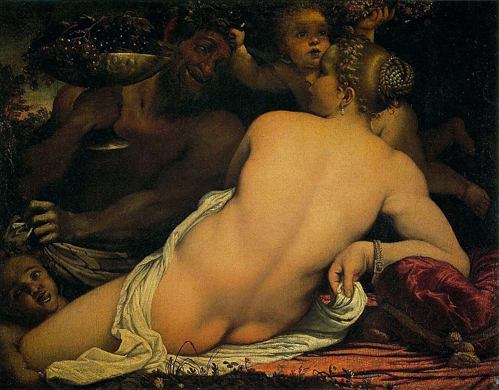 La Bacchante - Annibale Carracci image 1 reproduction d’œuvre d’art à l’huile