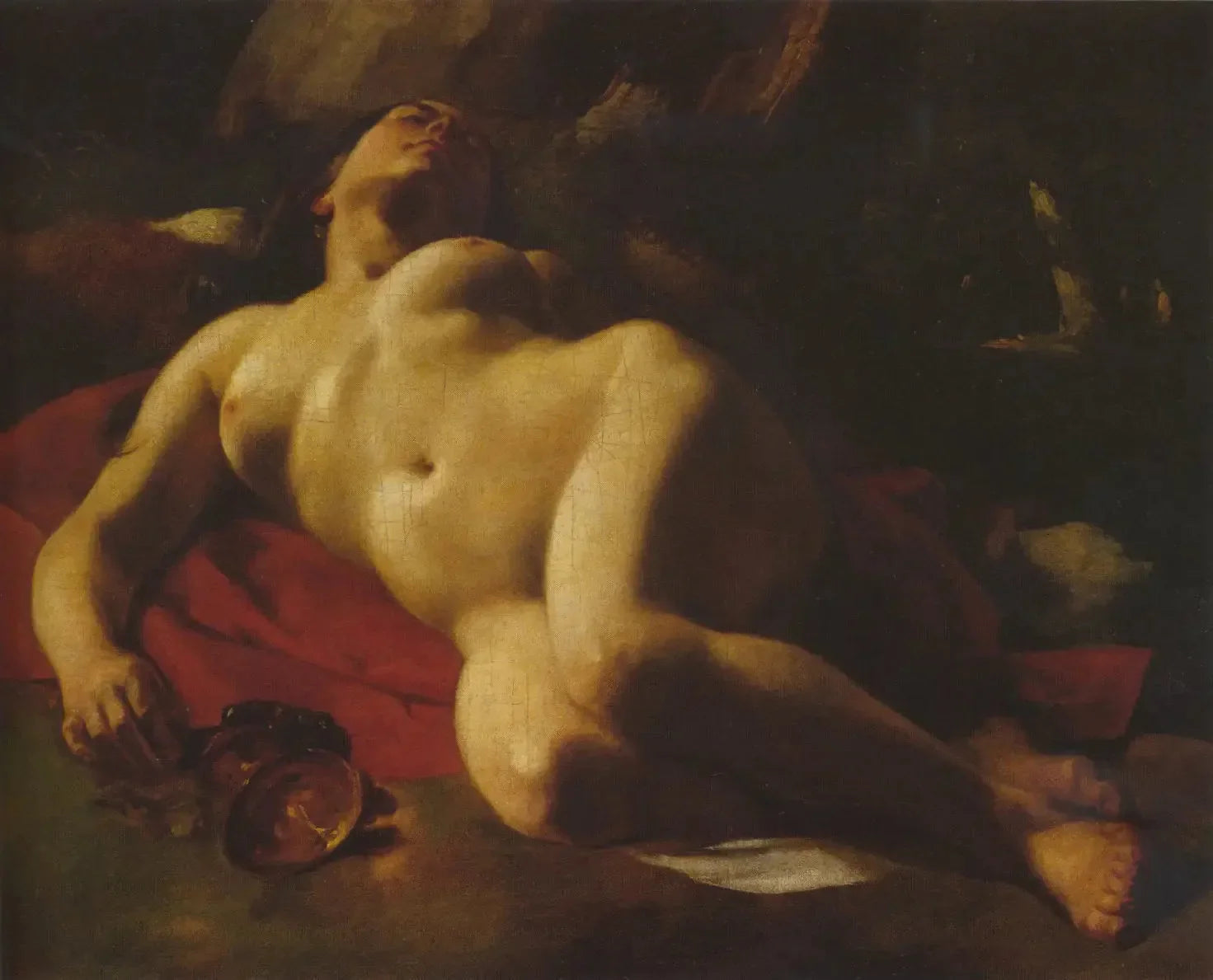 La Bacchante - Gustave Courbet image 1 reproduction artisanale de tableau