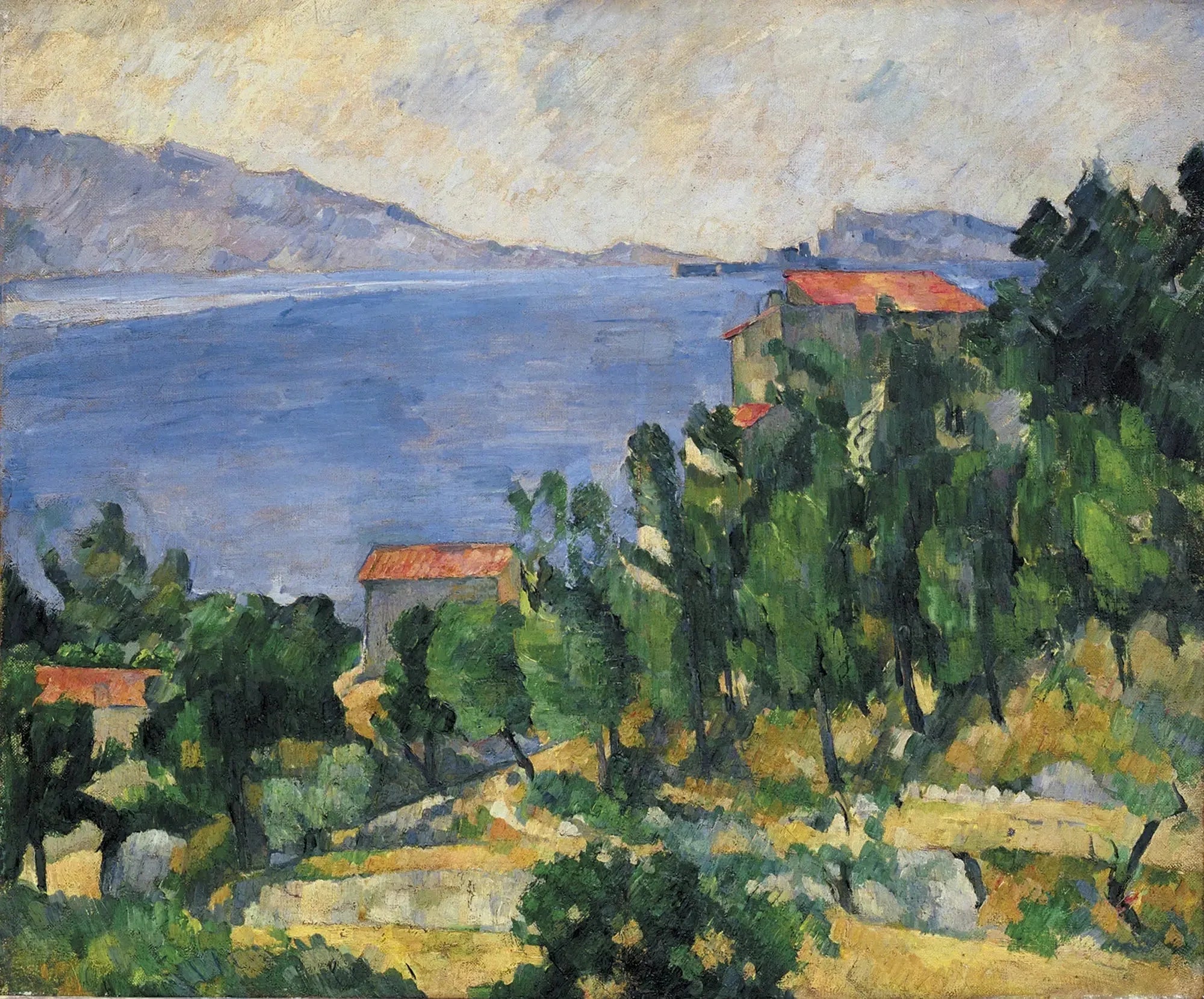 La Baie de l'Estaque vue de l'est - Paul Cézanne image 1 reproduction réalisée par Alpha Reproduction