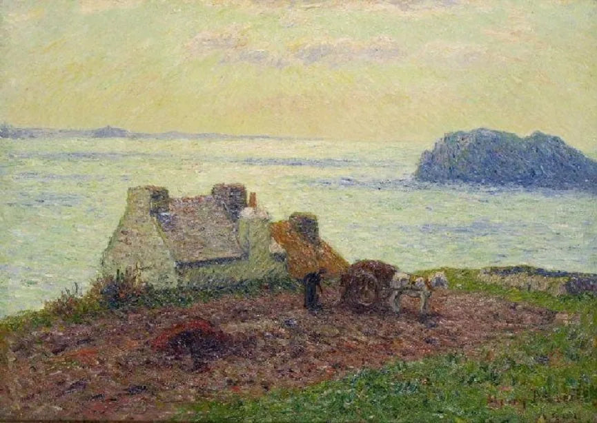 La Baie de Lampaul - Henry Moret image 1 reproduction de peinture à l’huile