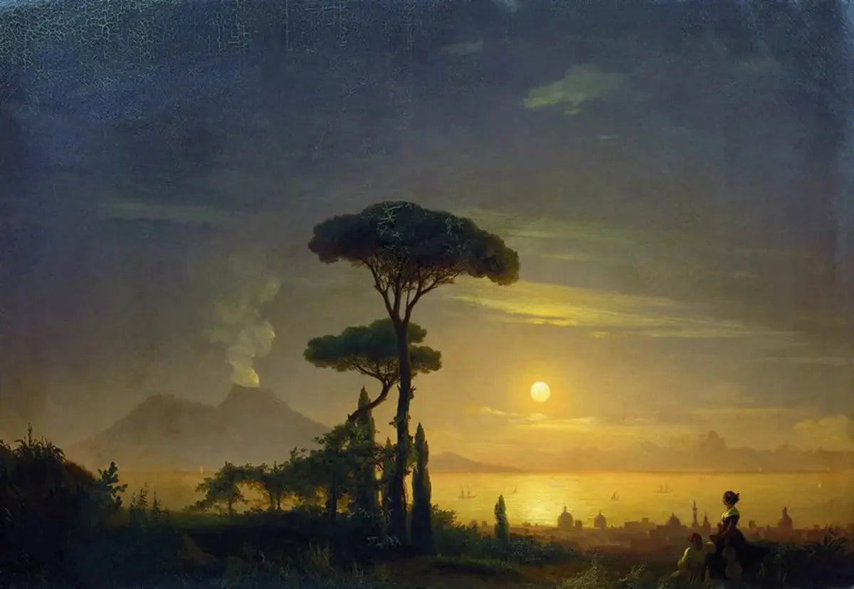 La baie de Naples - Ivan Aïvazovski image 1 tableau peint à l’huile sur toile