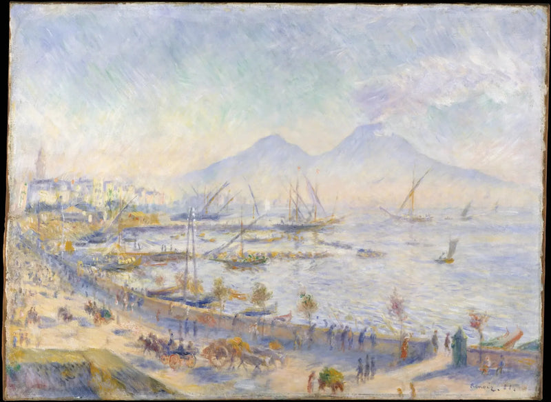 La baie de Naples - Pierre-Auguste Renoir