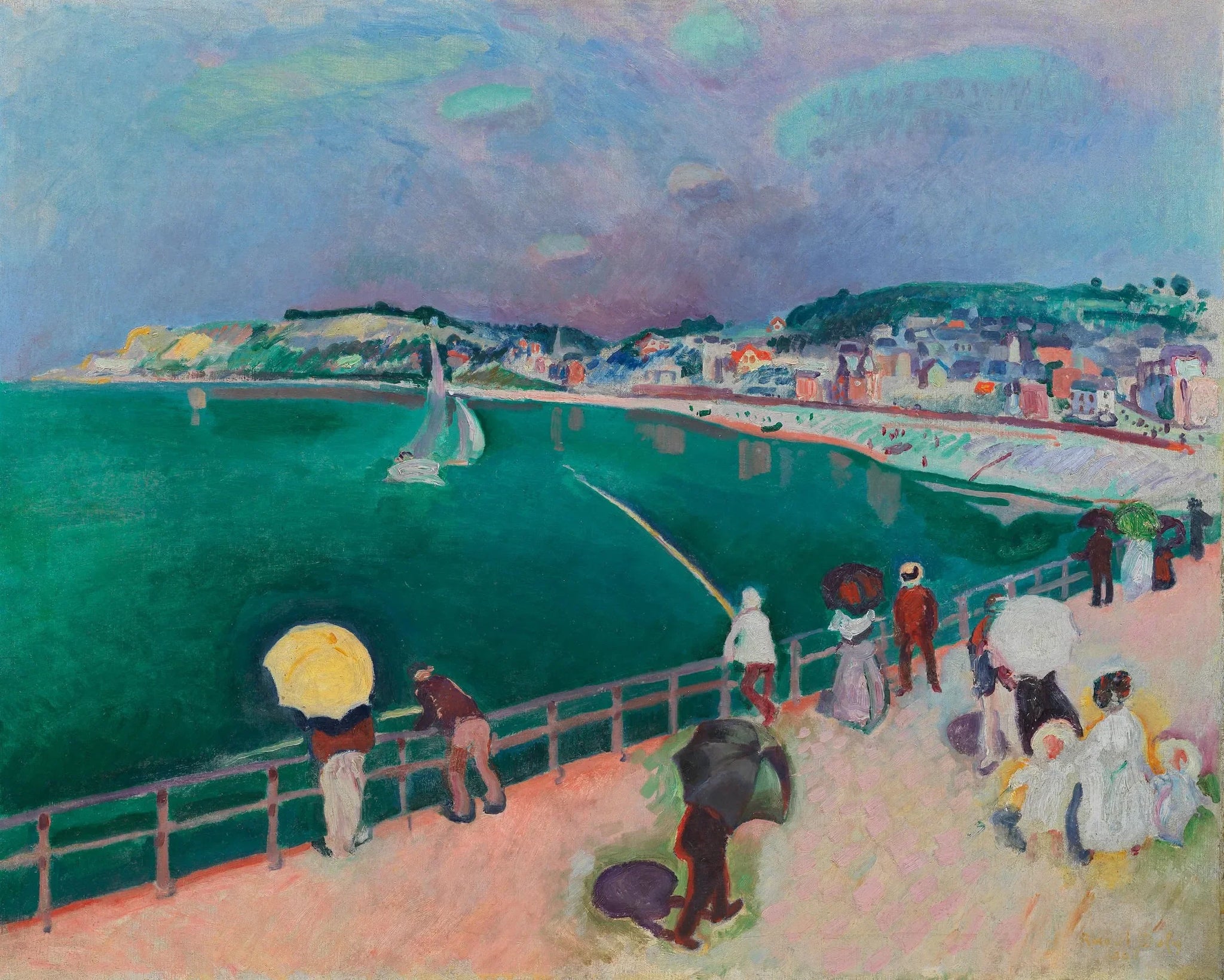 La Baie de Sainte-Adresse - Raoul Dufy image 1 copie de tableau peinte à la main