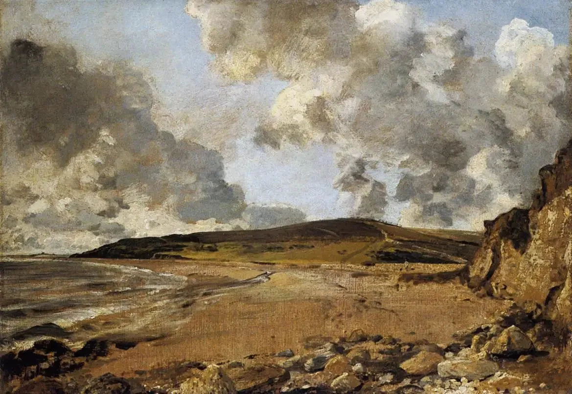La Baie de Weymouth : Bowleaze Cove et Jordon Hill - John Constable image 1 reproduction de peinture à l’huile