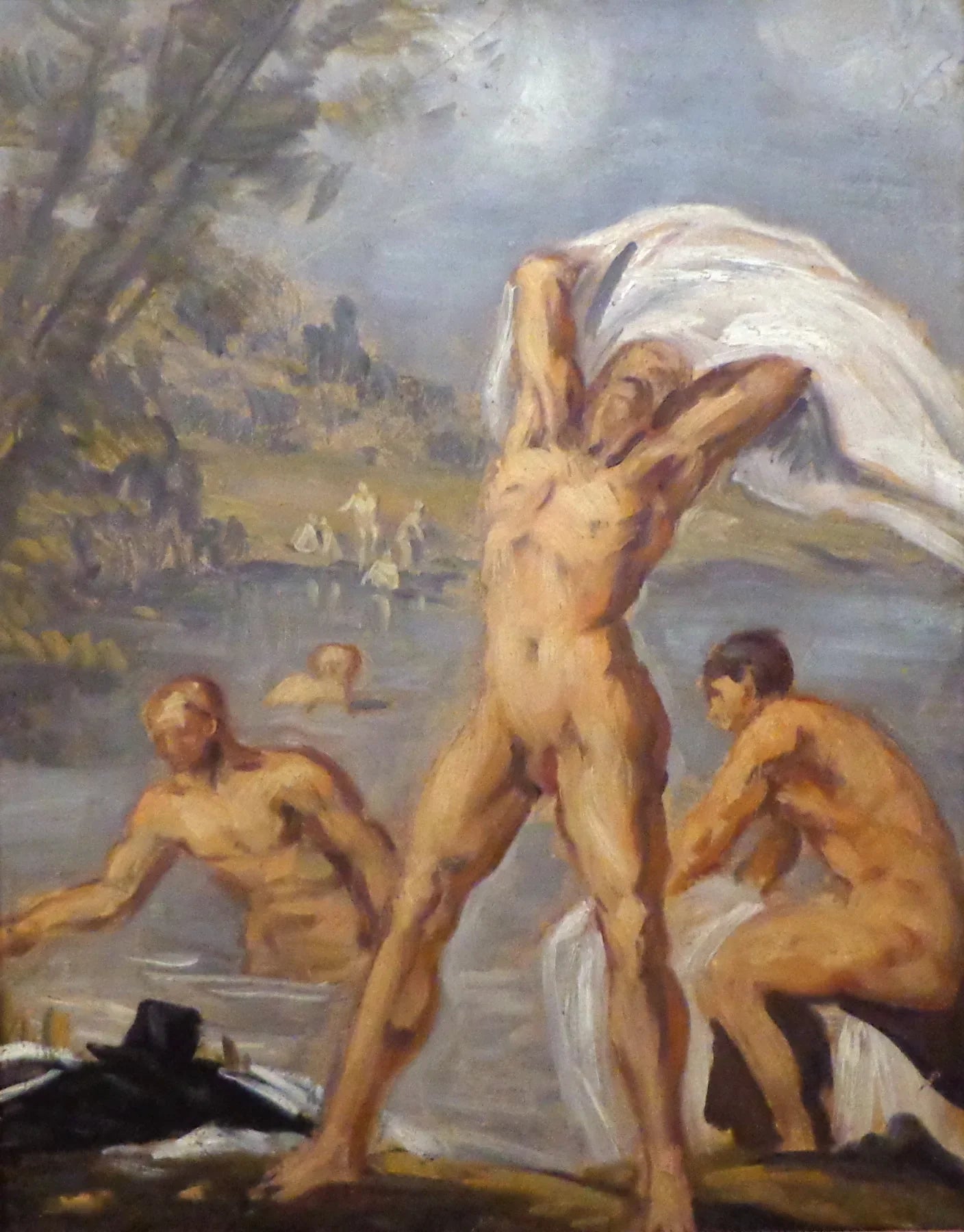 La Baignade - Émile Bernard image 1 reproduction artisanale de tableau