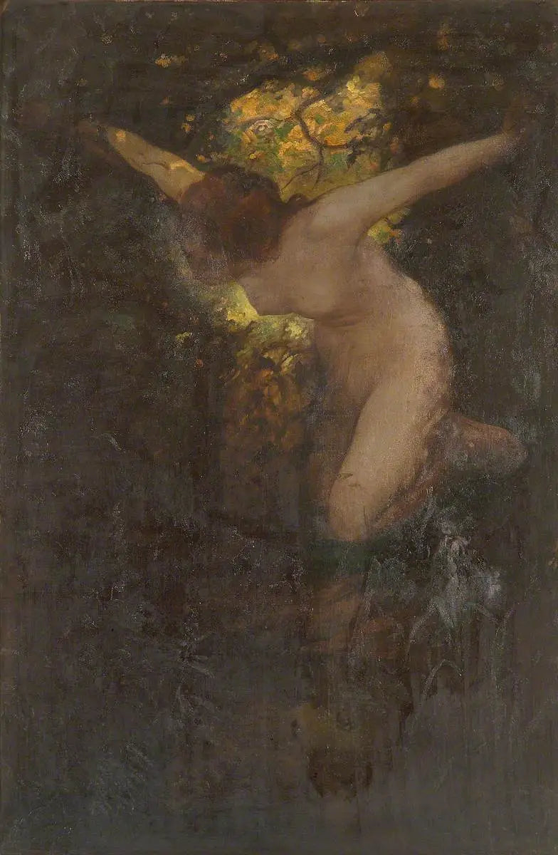 La baigneuse - Gustave Doré image 1 reproduction artisanale de tableau