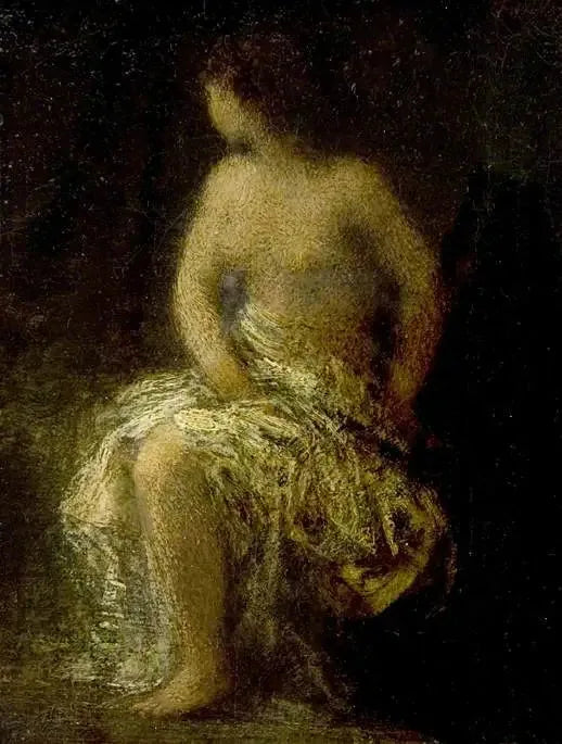 La Baigneuse - Henri Fantin-Latour image 1 reproduction artisanale de tableau