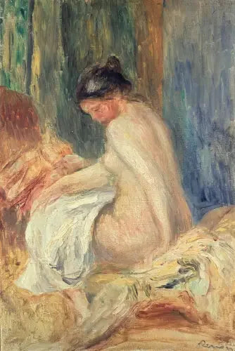 La Baigneuse - Pierre-Auguste Renoir image 1 copie de tableau peinte à la main