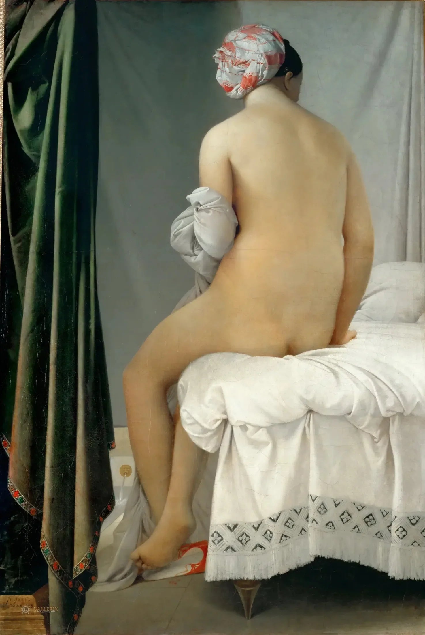 La Baigneuse Valpinçon - Jean-Auguste-Dominique Ingres image 1 tableau peint à l’huile sur toile