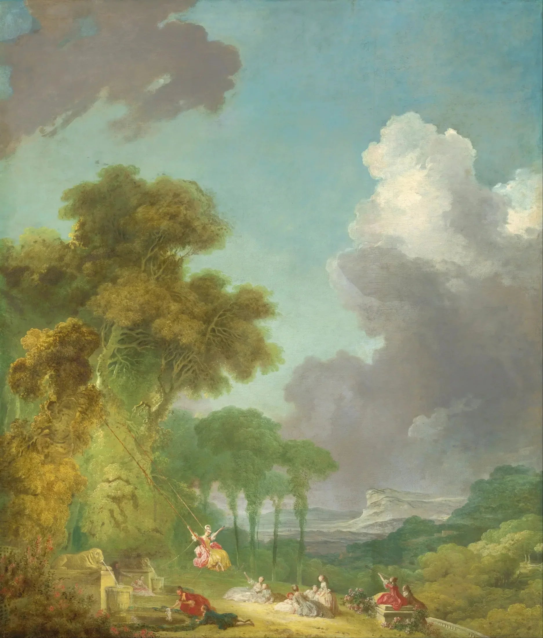 La Balançoire - Jean-Honoré Fragonard image 1 copie peinte à la main à l’huile