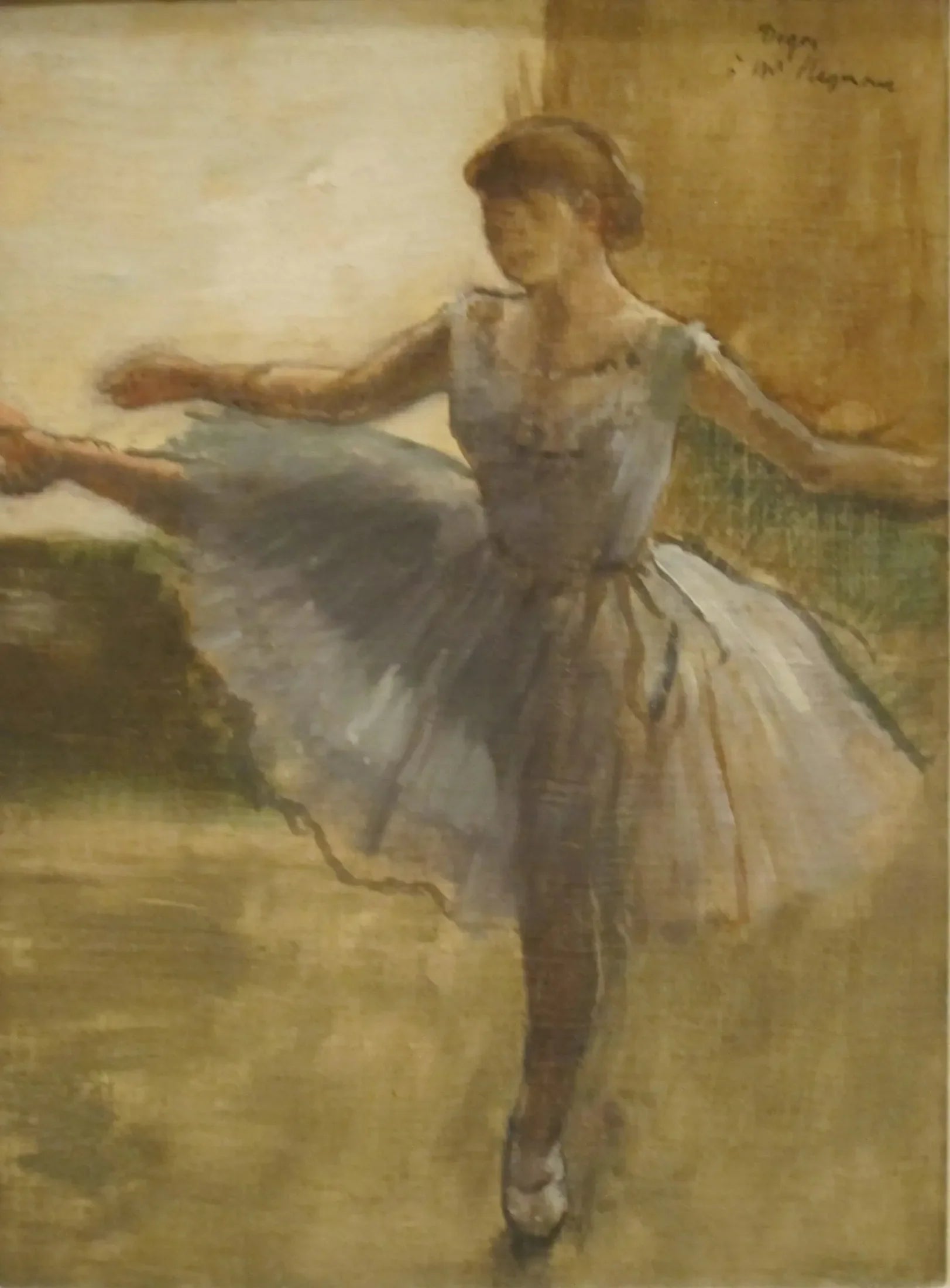 La ballerine - Edgar Degas image 1 copie de tableau peinte à la main