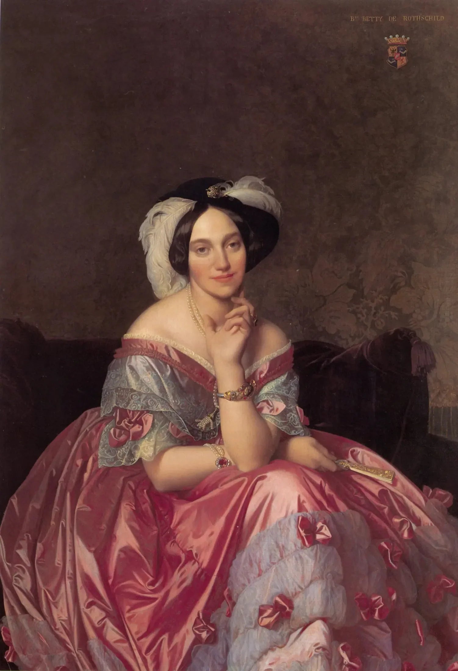 La Baronne James de Rothschild - Jean-Auguste-Dominique Ingres image 1 tableau peint à l’huile sur toile