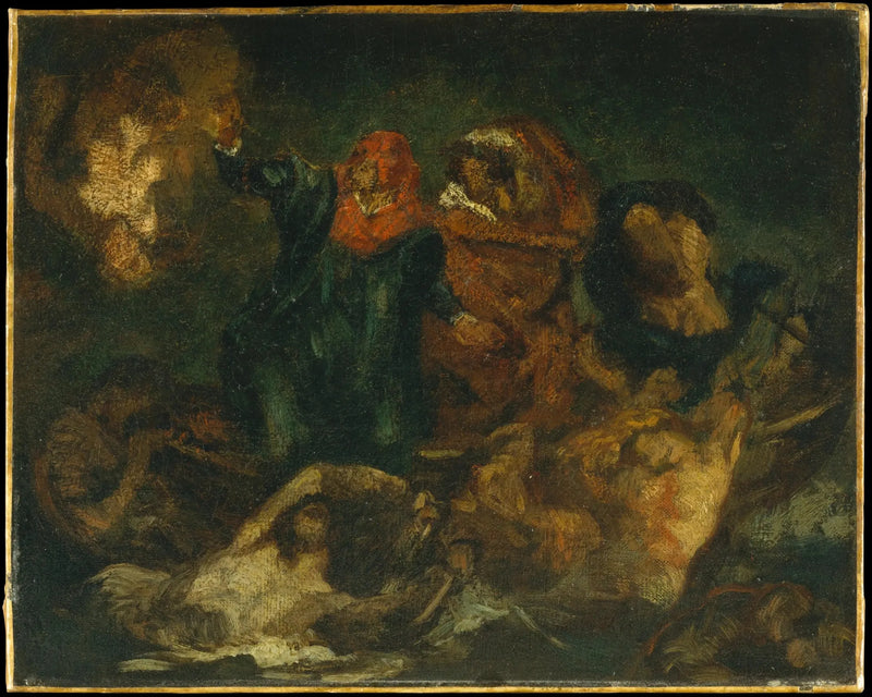 La barque de Dante - Édouard Manet