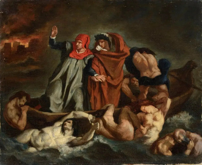 La Barque de Dante - Édouard Manet