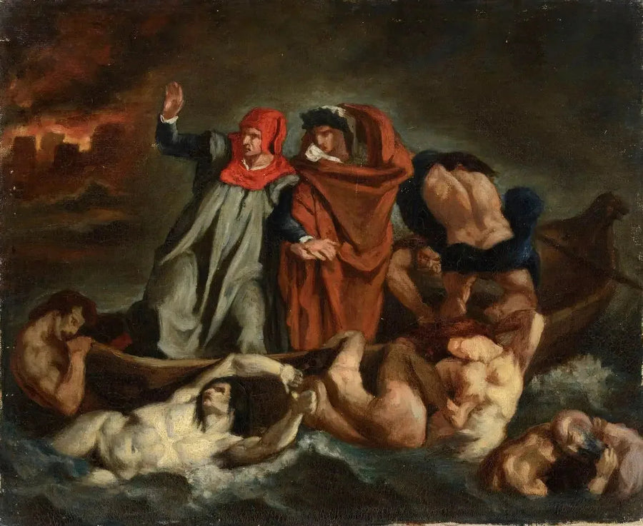 La Barque de Dante - Édouard Manet