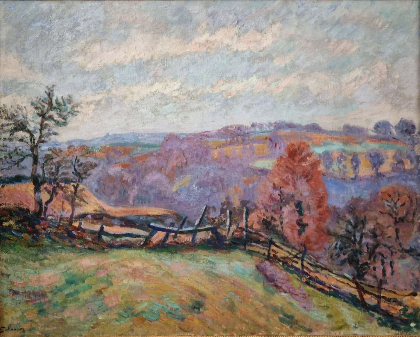 La barrière à Crozant - Armand Guillaumin image 1 copie de tableau peinte à la main