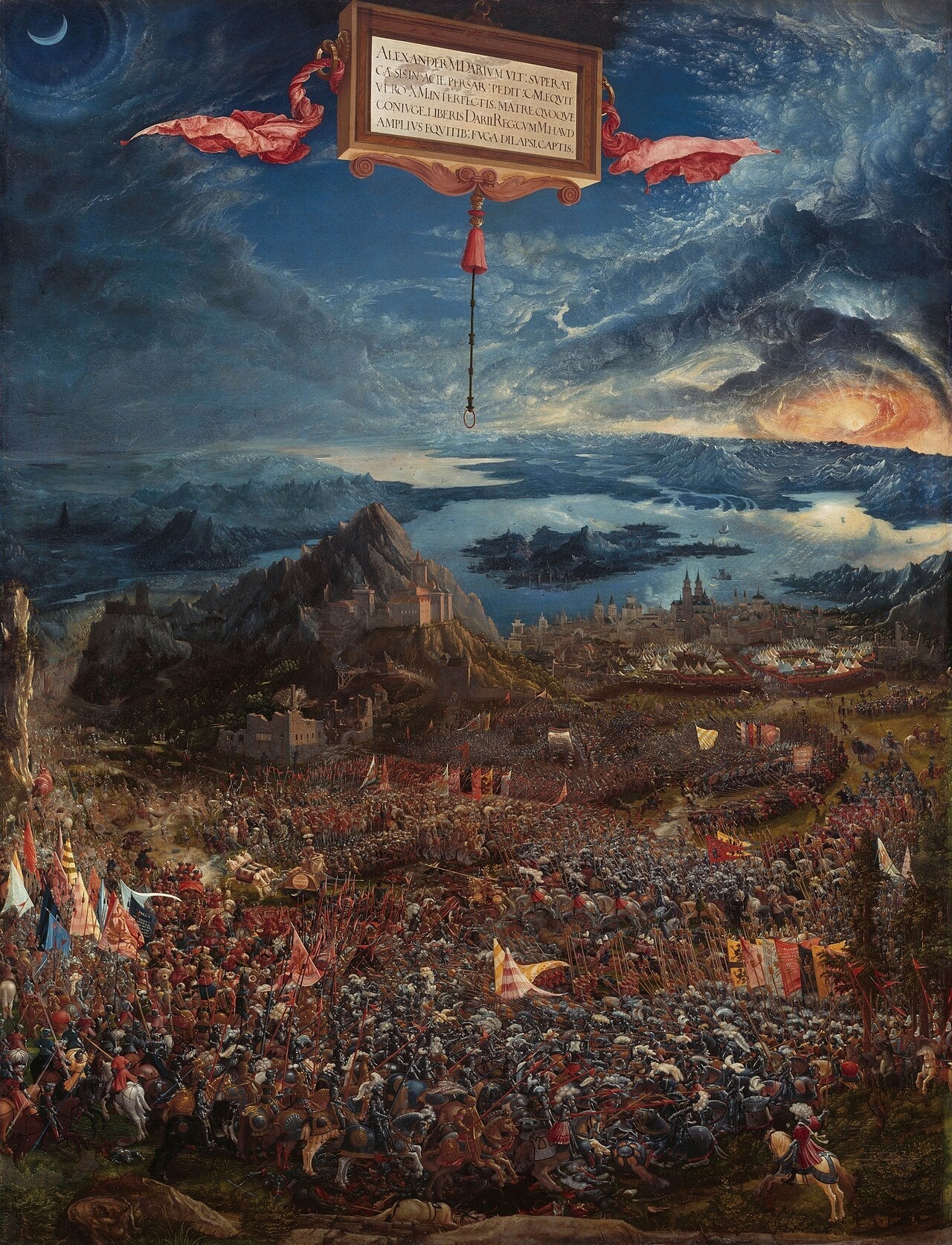 La Bataille d'Alexandre - Albrecht Altdorfer image 1 reproduction artisanale de tableau