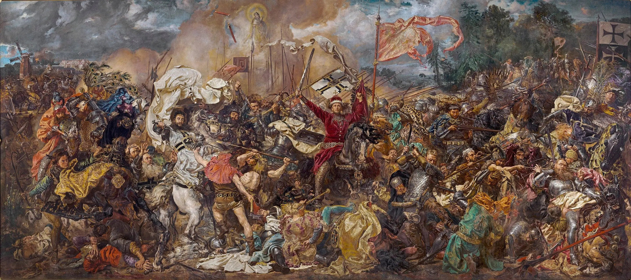 La Bataille de Grunwald - Jan Matejko image 1 copie de tableau peinte à la main