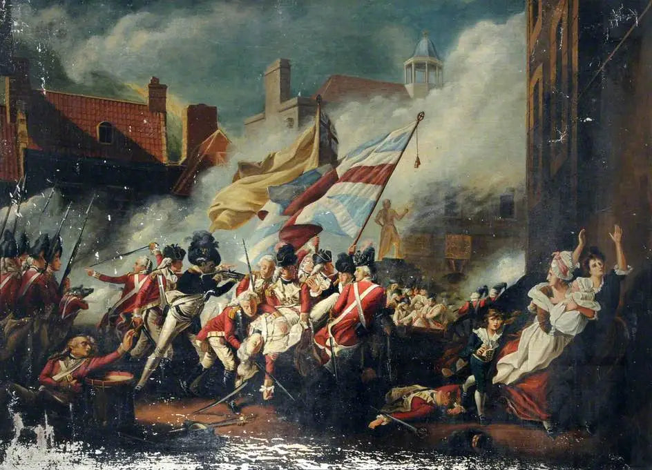 La bataille de Jersey - John Singleton Copley image 1 tableau peint à l’huile sur toile