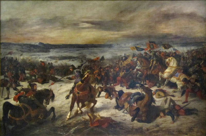 La Bataille de Nancy - Eugène Delacroix