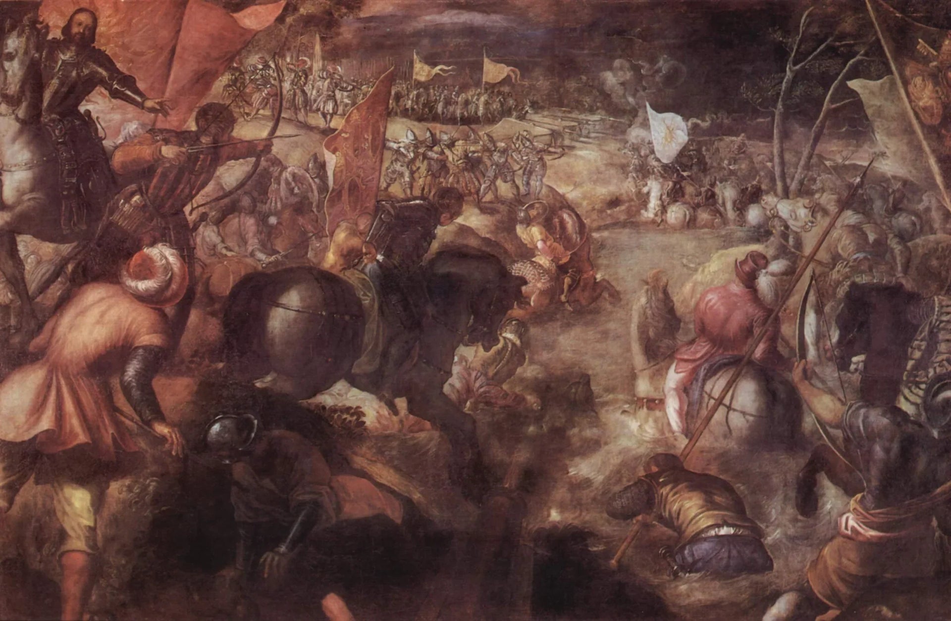 La bataille de Taro - Jacopo Tintoretto image 1 reproduction d’œuvre d’art à l’huile