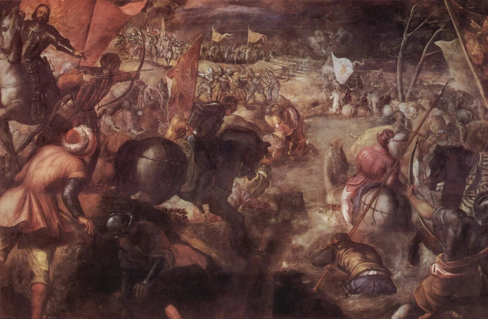 La bataille de Taro - Jacopo Tintoretto image 1 reproduction d’œuvre d’art à l’huile