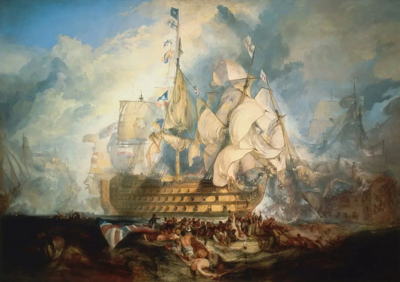 La Bataille de Trafalgar - J. M. W. Turner