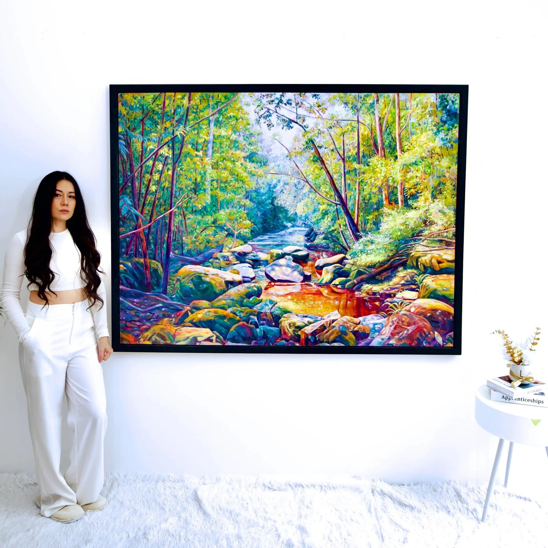 La Belle Forêt | 160 X 120 cm image 3 tableau peint à l’huile sur toile