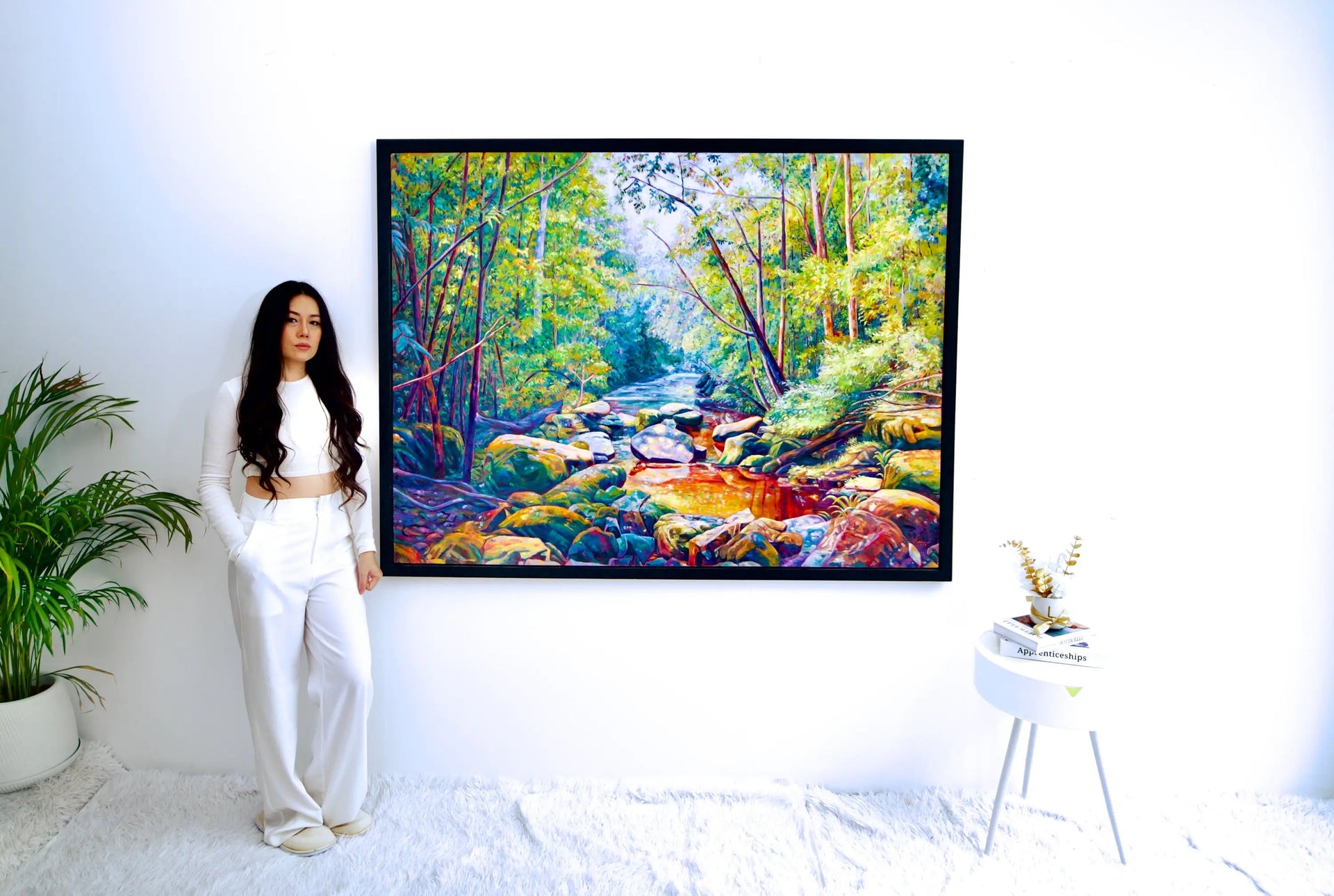 La Belle Forêt | 160 X 120 cm image 4 reproduction artisanale de tableau