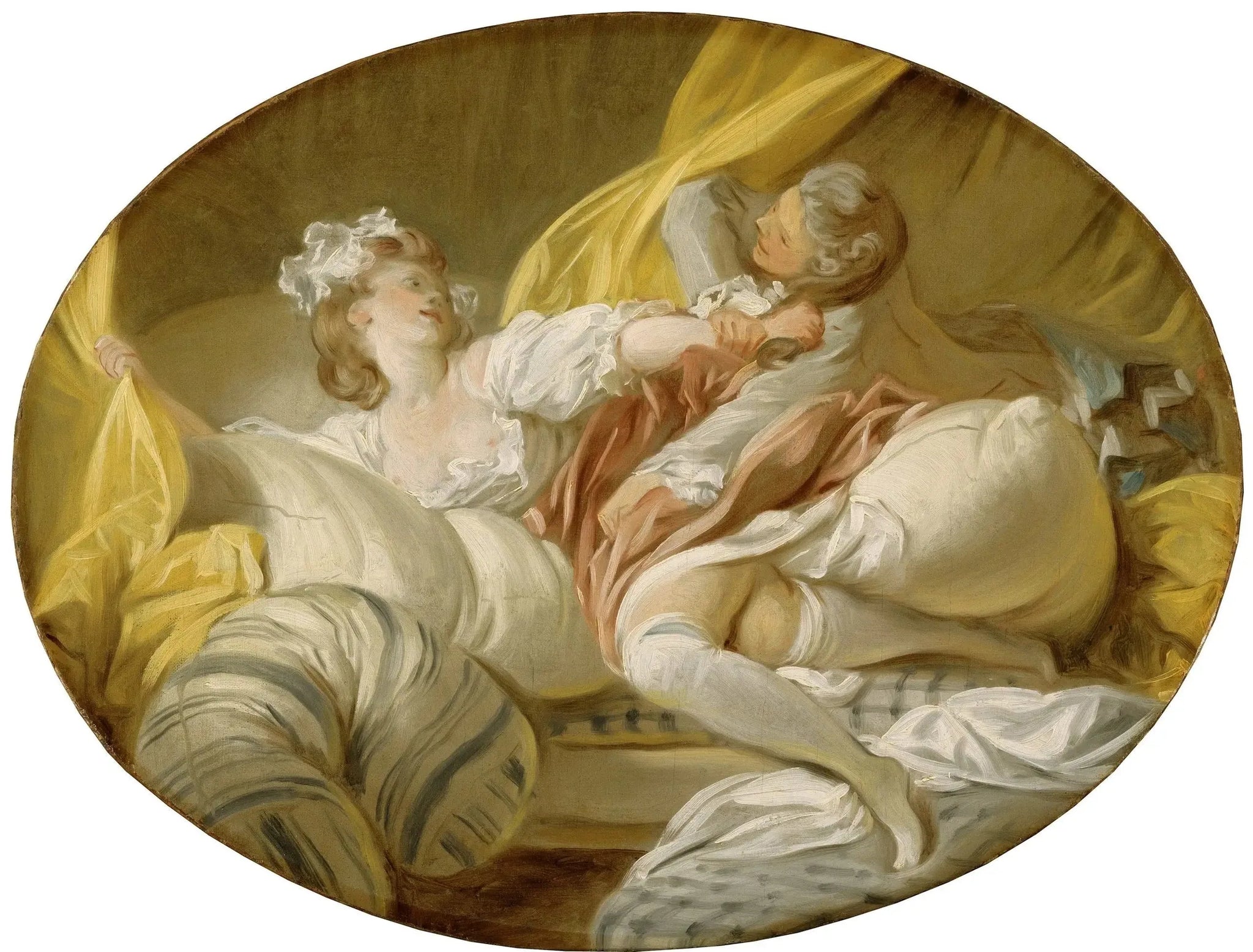 La Belle Servante - Jean-Honoré Fragonard image 1 copie de tableau peinte à la main