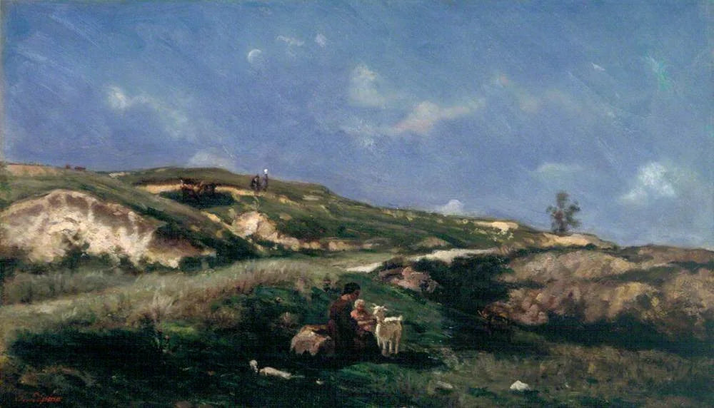 La Bergère - Stanislas Lépine image 1 copie de tableau peinte à la main