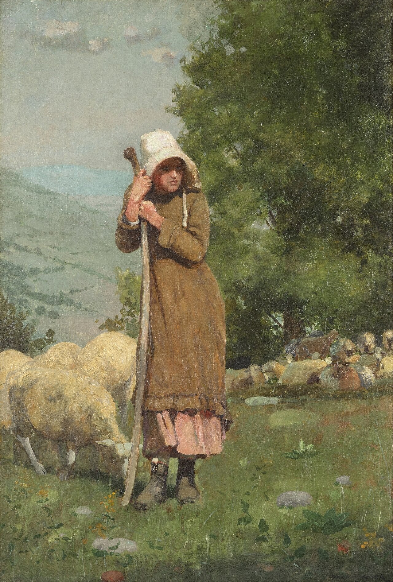 La Bergère - Winslow Homer image 1 tableau peint à l’huile sur toile