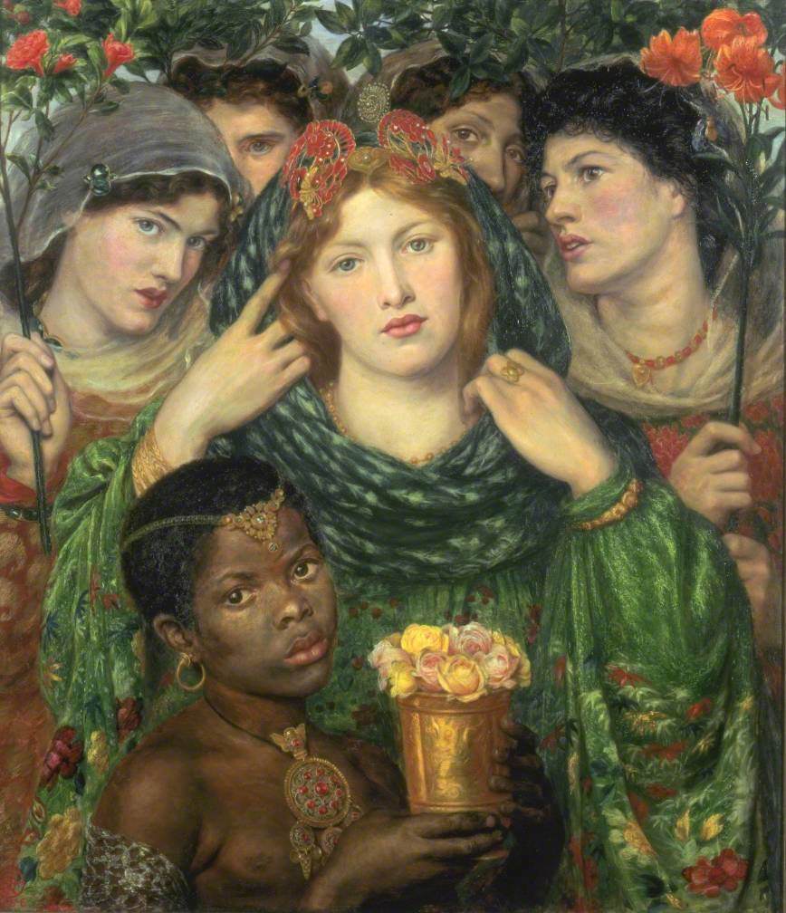 La Bien-Aimée ou La Mariée - Dante Gabriel Rossetti image 1 copie de tableau peinte à la main