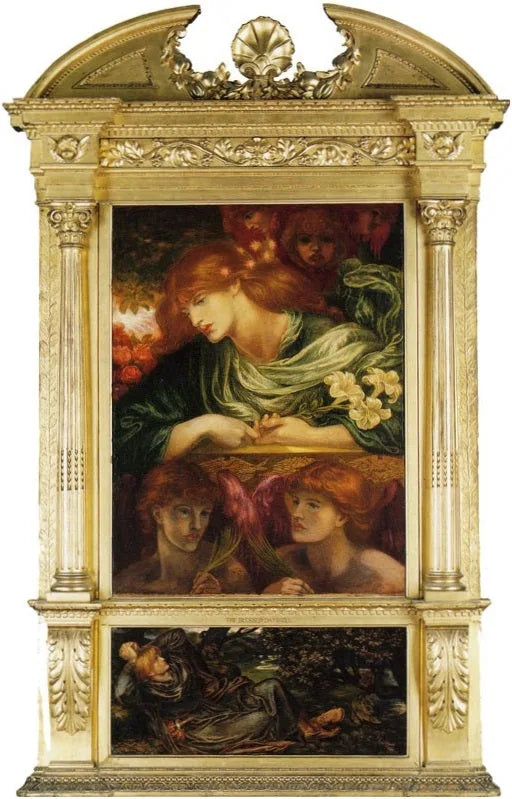 La bienheureuse Damozel - Dante Gabriel Rossetti image 1 reproduction artisanale de tableau
