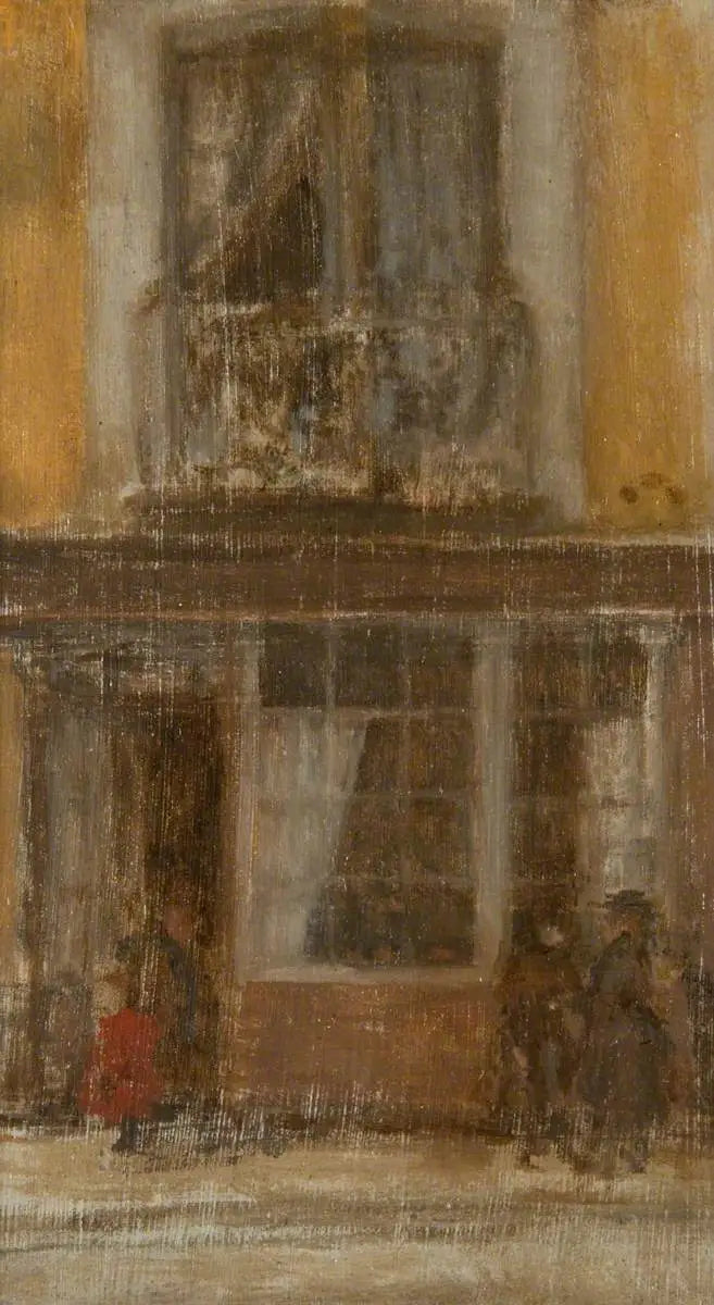 La Blanchisseuse, Dieppe - James Abbott McNeill Whistler image 1 reproduction de peinture à l’huile